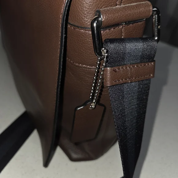 Coach Brown Leather Messenger - Picture 9 of 9